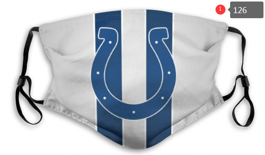 NFL Indianapolis Colts #9 Dust mask with filter->nfl dust mask->Sports Accessory